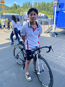 古里太陽選手をパチリ【イメージ】